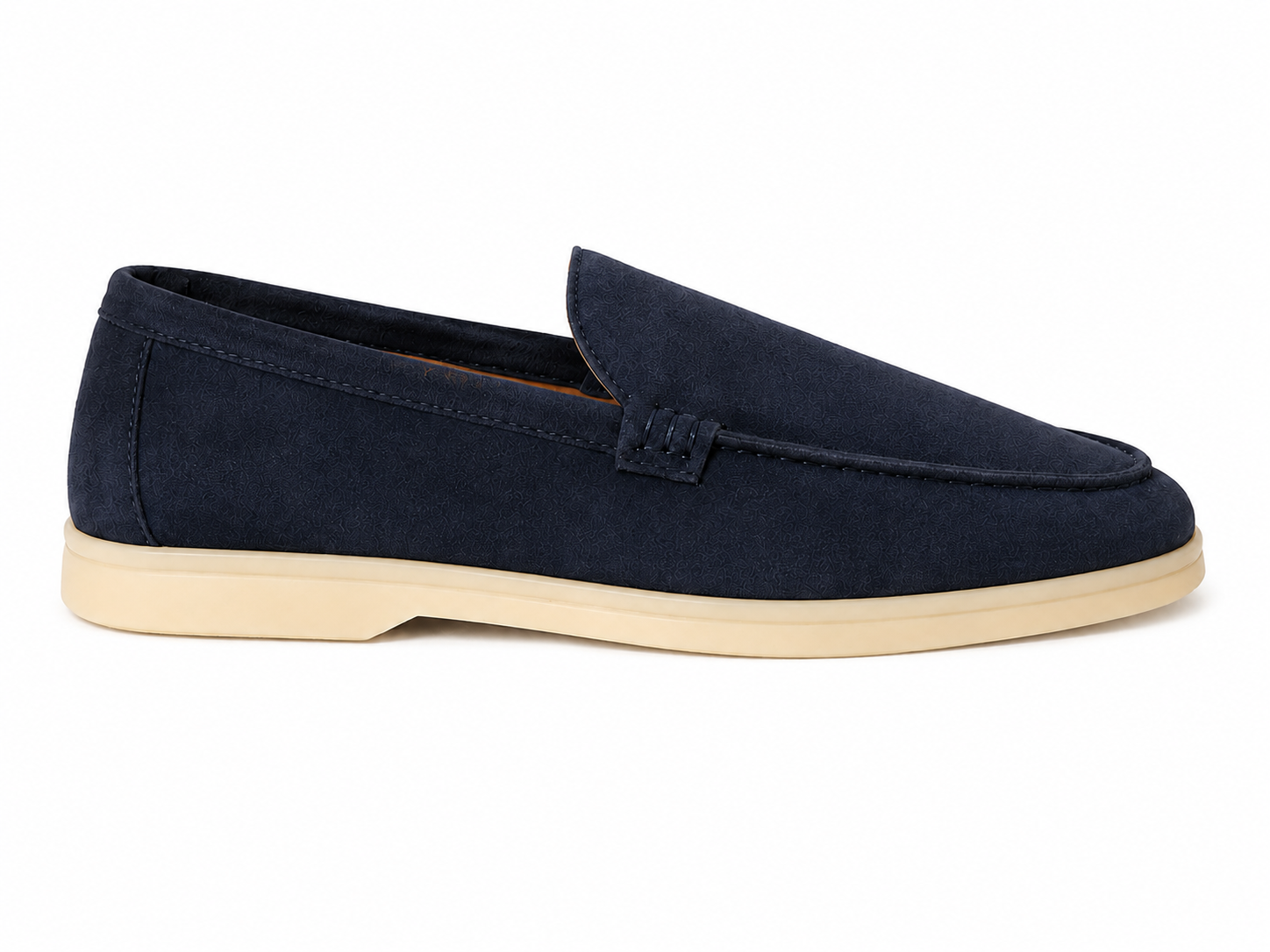 Navy Suede Premium Loafers