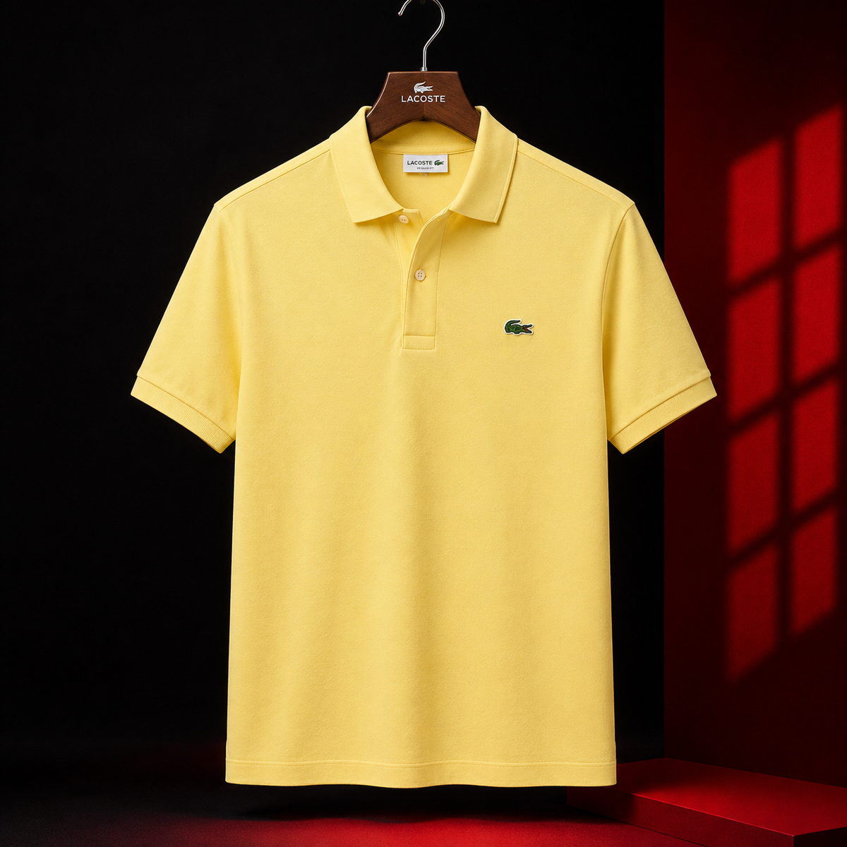 L Men Yellow Classic Fit L.12.12 Shirt