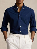 RL Navy LINEN Shirt