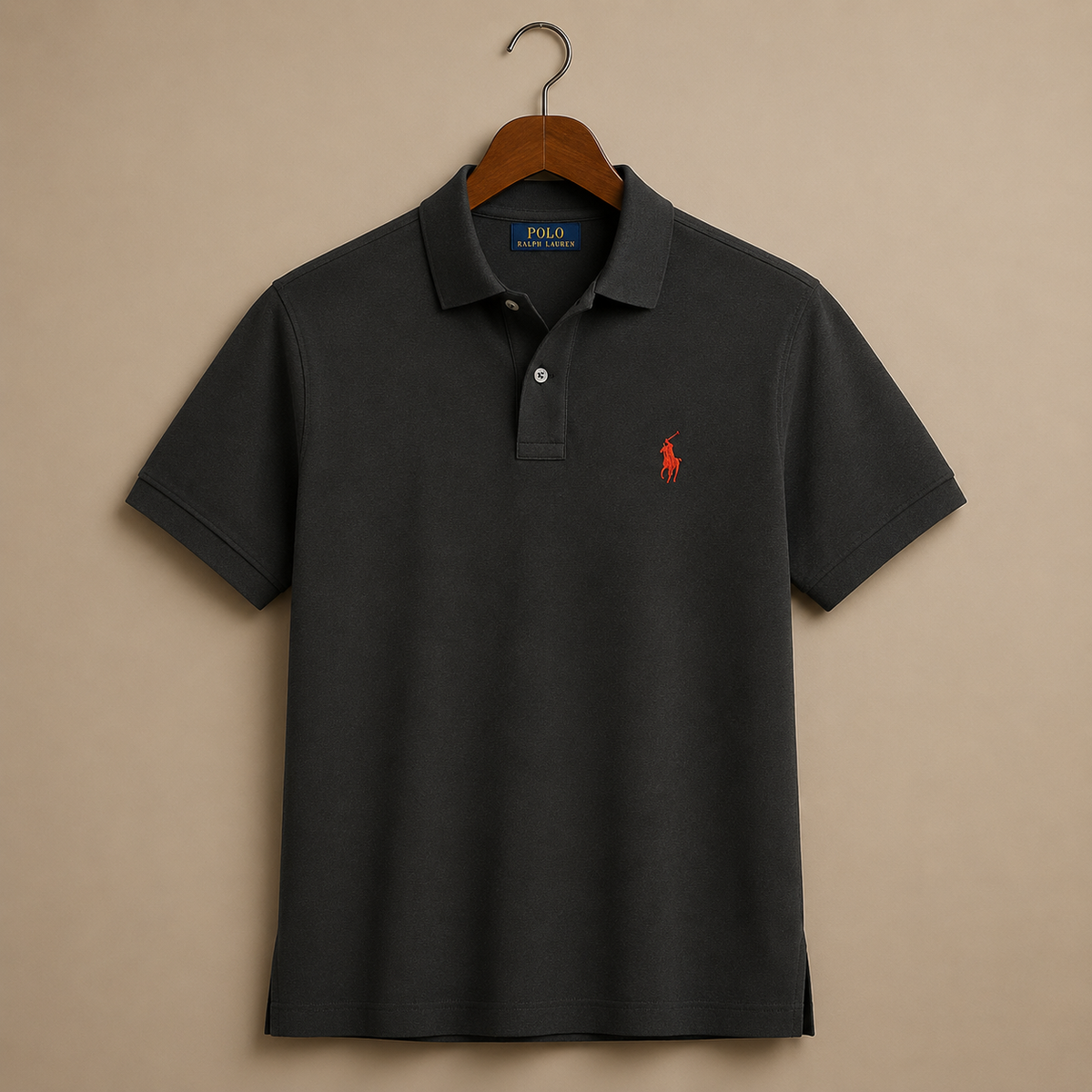 RL Collar T-shirt BLACK
