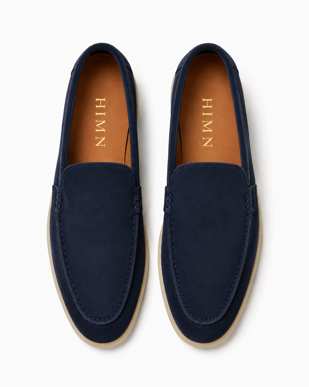 Navy Suede Premium Loafers