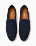 Navy Suede Premium Loafers